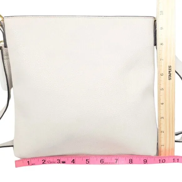 Steve Madden NWT 'Blana' Bone Off-White Crossbody Purse Faux Leather - Picture 3 of 10
